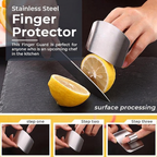🔪 Kitchen Tool Aid Stainless Steel Finger Guard