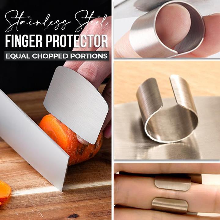 🔪 Kitchen Tool Aid Stainless Steel Finger Guard