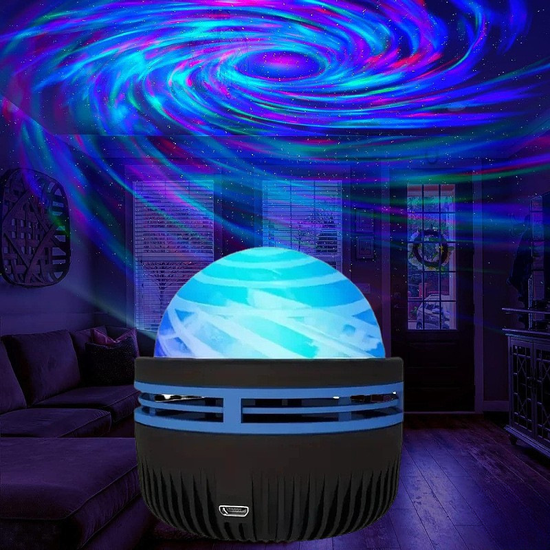 🔮2 in 1 Northern Lights and Ocean Wave Projector - With 14 Light Effects