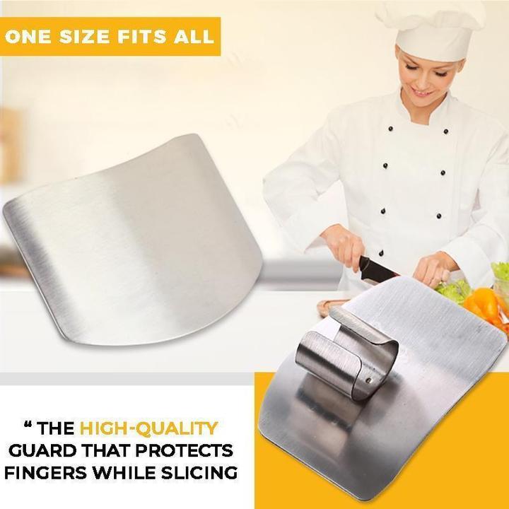 🔪 Kitchen Tool Aid Stainless Steel Finger Guard