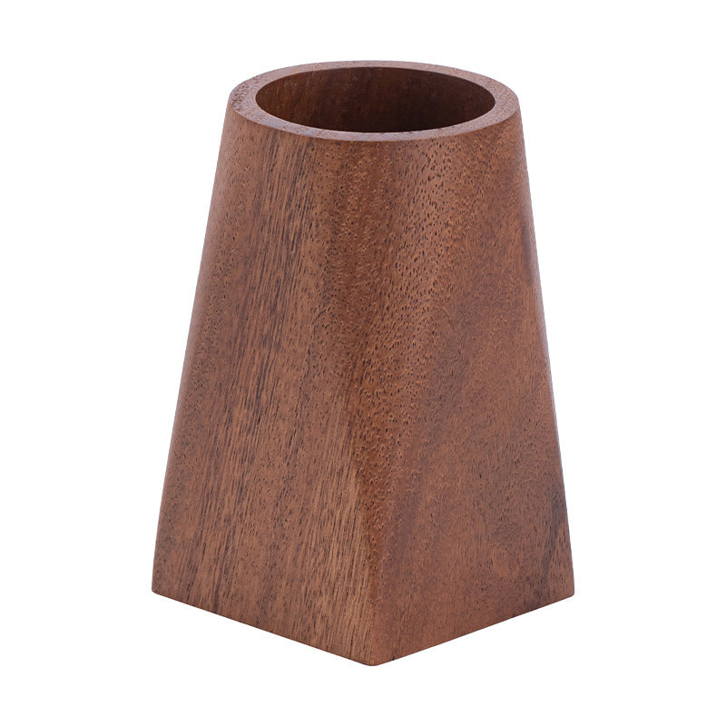 Solid Walnut Wood Minimalist Desktop Organizer