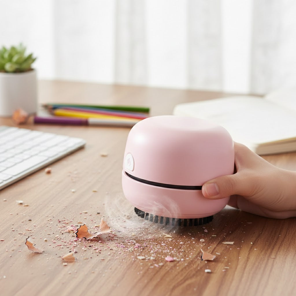 High-Performance Cordless Mini Desktop Vacuum Cleaner