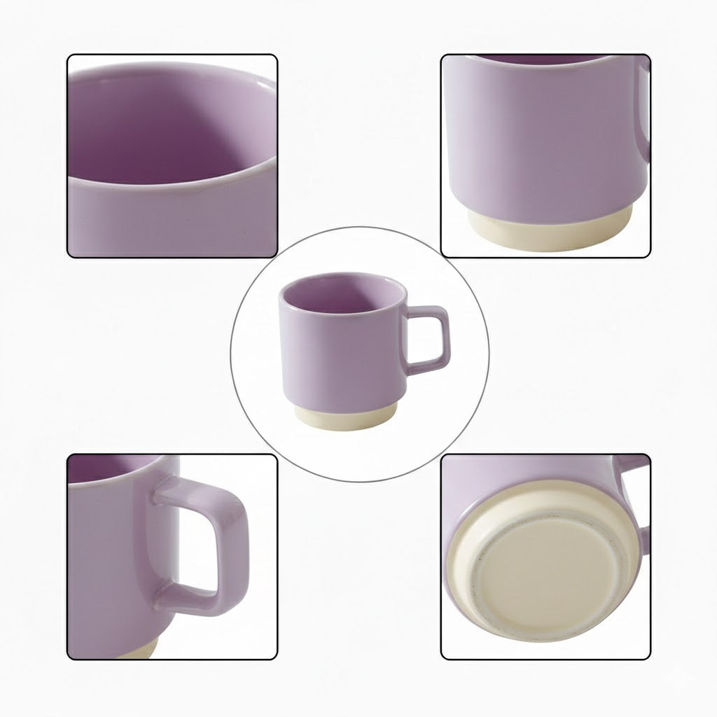 Artisan European-Style Ceramic Mug with Contemporary Aesthetic