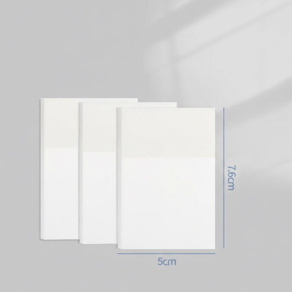 Premium Waterproof Transparent Sticky Notes - Multipurpose Study & Office Stationery
