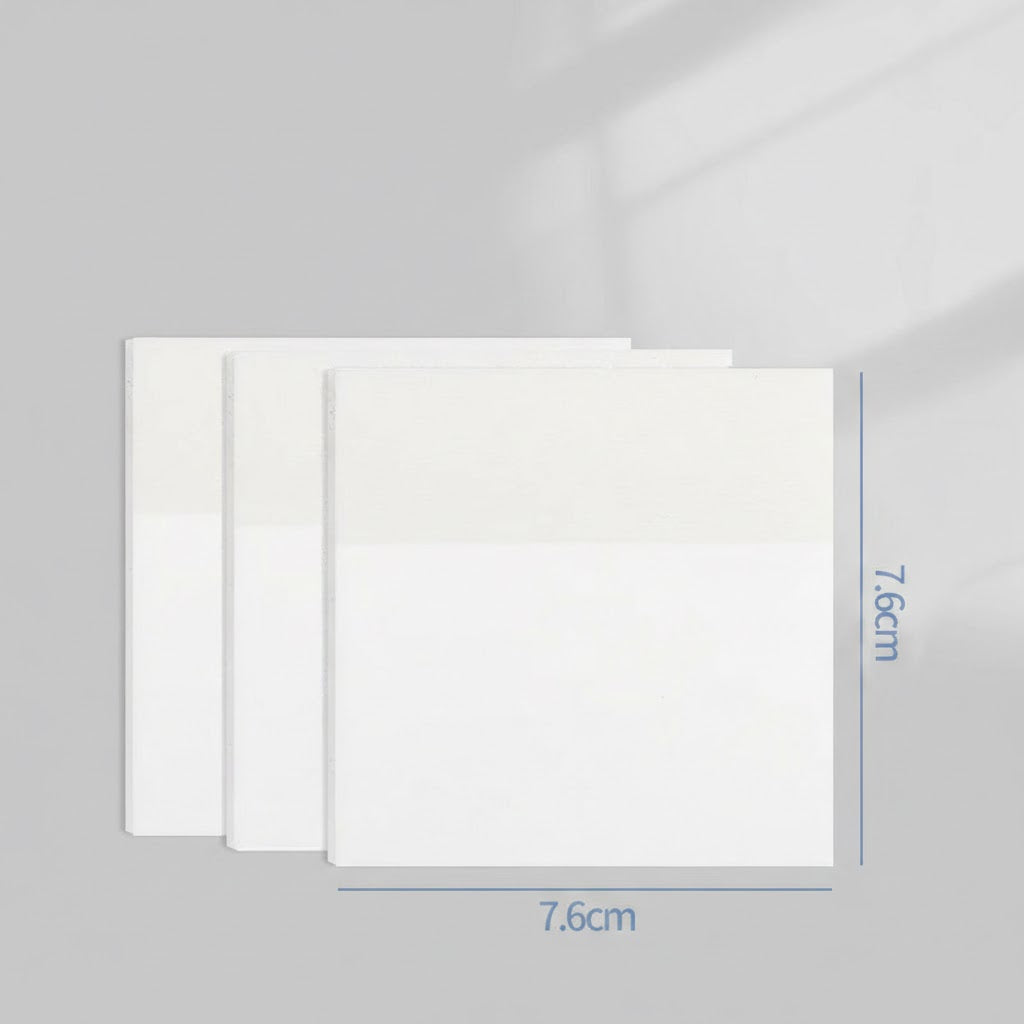 Premium Waterproof Transparent Sticky Notes - Multipurpose Study & Office Stationery
