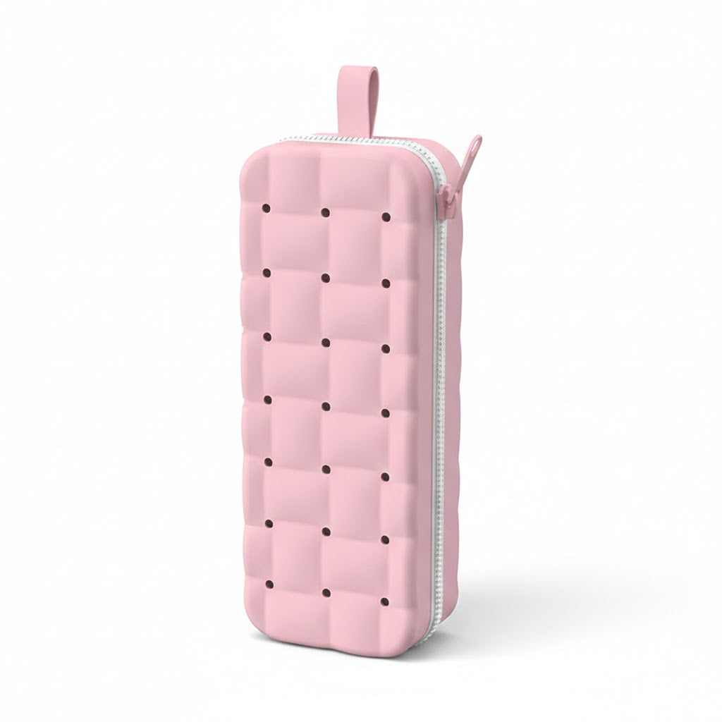 Minimalist Silicone Pencil Case and Stationery Organizer