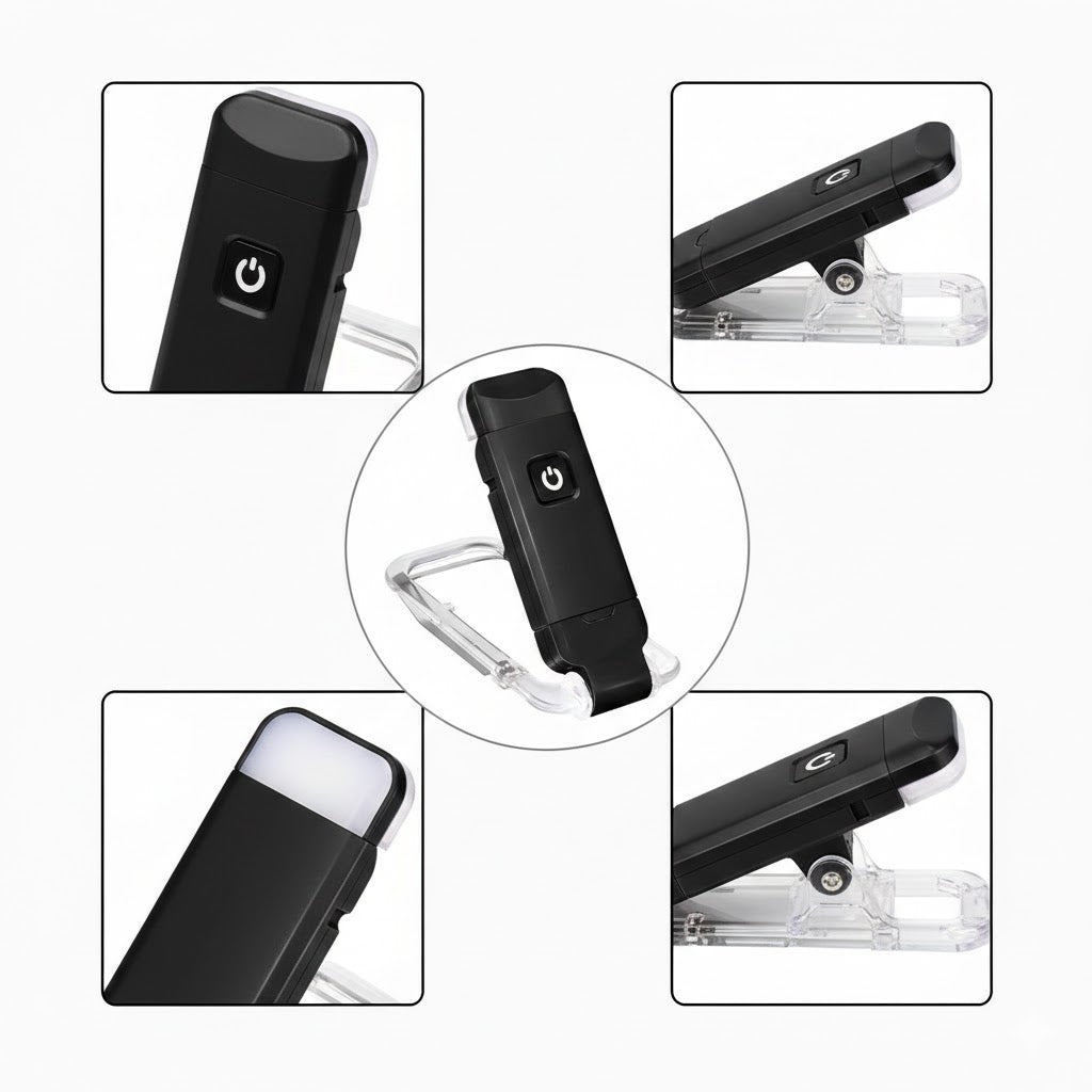 Portable USB Mini Eye-Protection Folding Book Light